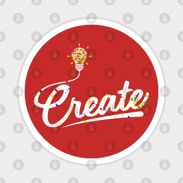 Create Creative Mind Idea Magnet by zadaID